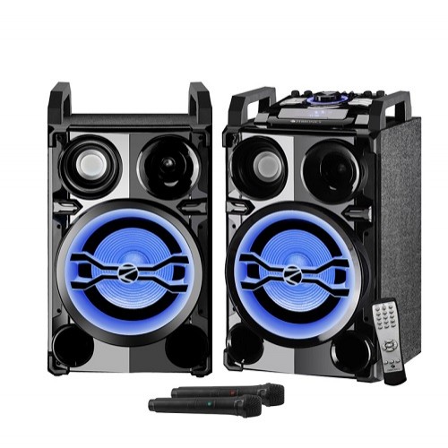 Zebronics 2.0 DJ Speaker With 2 MIC Monster Pro X10